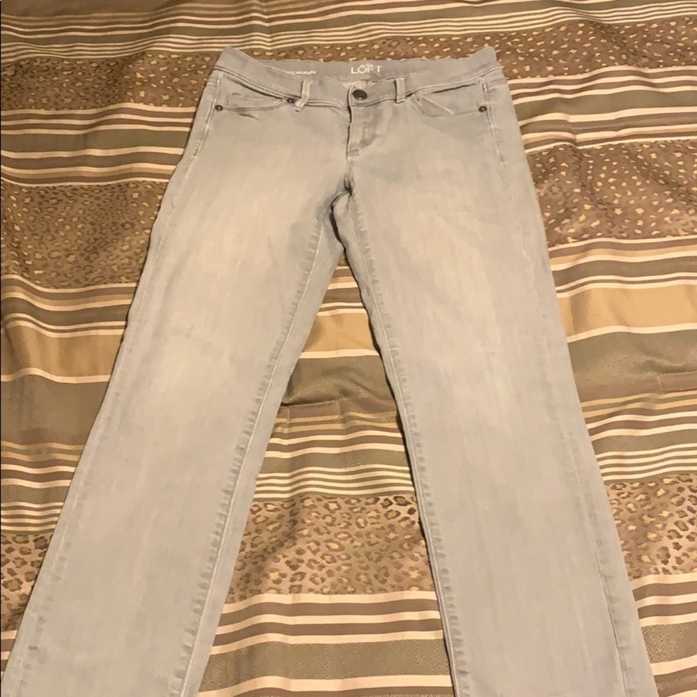 Straight cut jeans